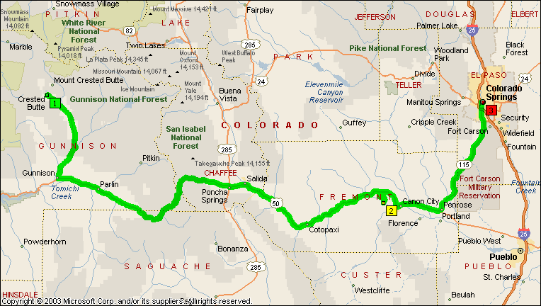 Monarch Colorado Map - Time Zones Map